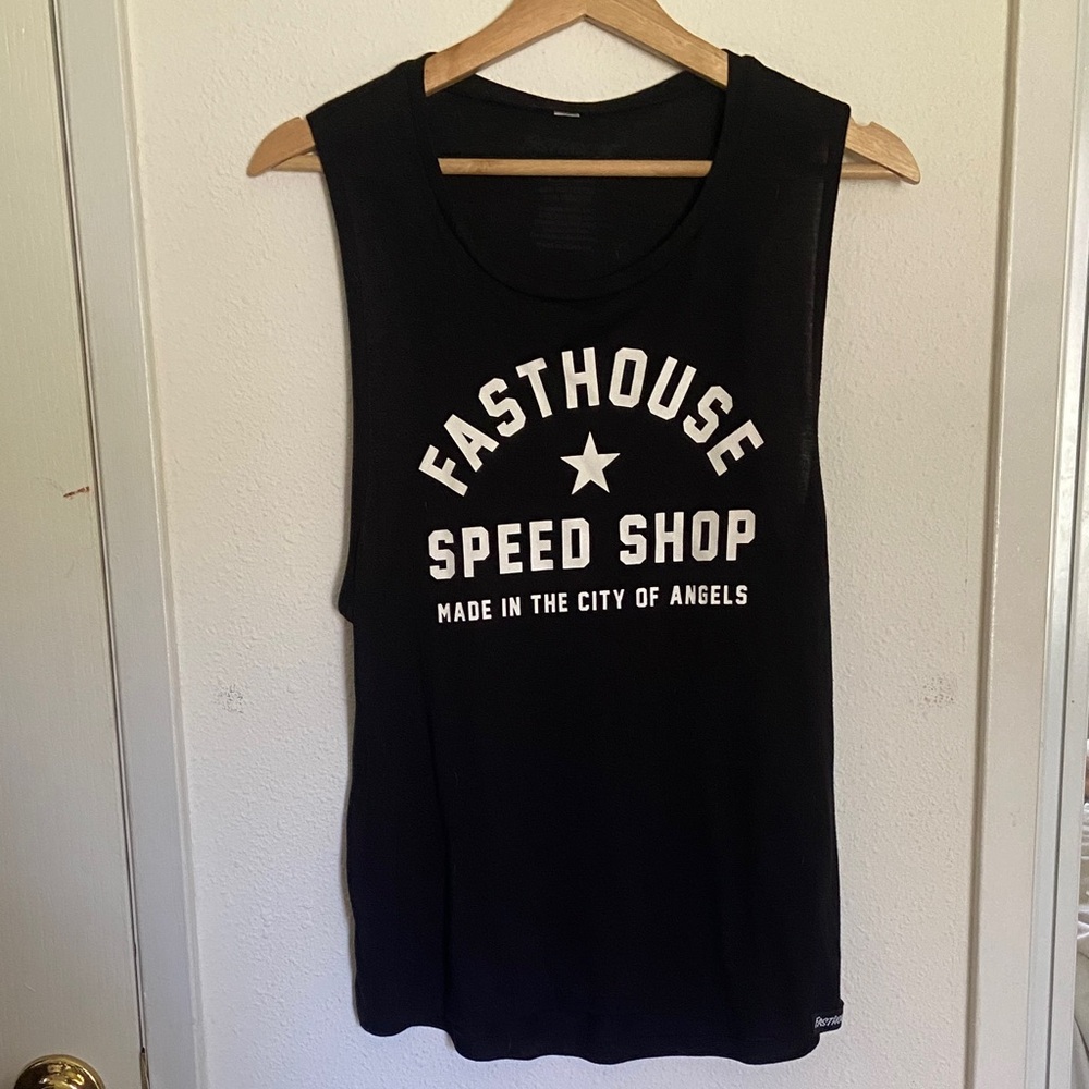 Women’s Fasthouse Black Muscle Tank Top